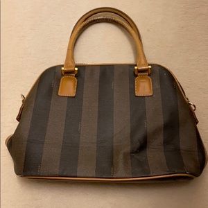 Authentic Vintage Fendi Leather Handbag